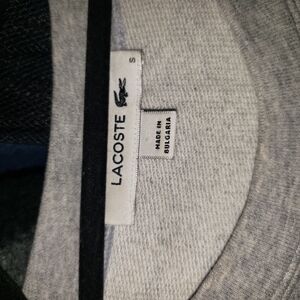 Lacoste Gray Long Sleeve Tennis Dress